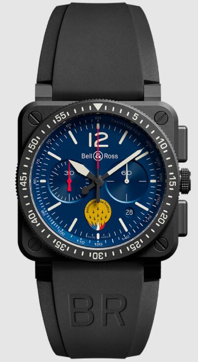 Bell & Ross BR 03-94 PATROUILLE DE FRANCE BR0394-PAF1-CE/SRB Replica watch - Click Image to Close